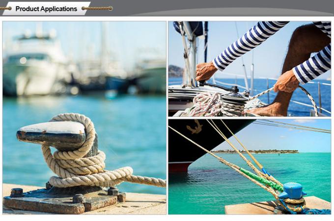 मूरिंग नायलॉन मूरिंग लाइन 48mmx220m हॉसर 8 स्ट्रैंड ब्रेडेड यॉट रस्सी 8