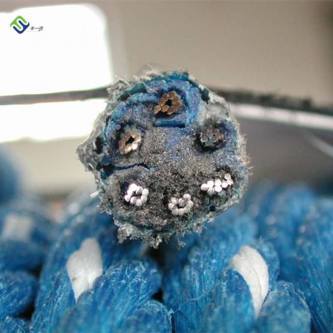 6 स्ट्रैंड्स फिशिंग नेट कॉम्बिनेशन वायर रोप पीपी मोनोफिलामेंट 16 मिमी 1