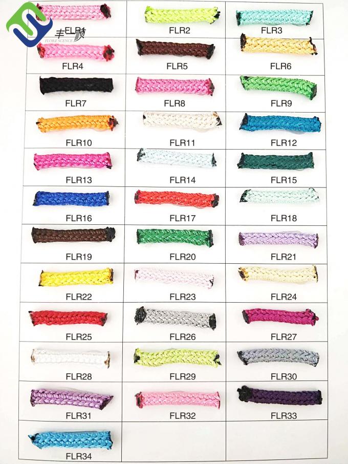 चढ़ाई जाल के लिए 16 मिमी 6 स्ट्रैंड पीईटी या पीपी आउटडोर संयोजन खेल मैदान रस्सी 2