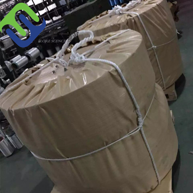 चढ़ाई जाल के लिए 16 मिमी 6 स्ट्रैंड पीईटी या पीपी आउटडोर संयोजन खेल मैदान रस्सी 16