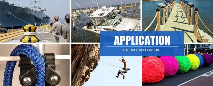 48 मिमी 8 स्ट्रैंड पॉलीप्रोपाइलीन मोनोफिलामेंट रस्सी जहाज लंगर रस्सी 13