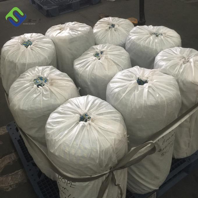 उच्च शक्ति सफेद 8 स्ट्रैंड्स पॉलीप्रोपाइलीन रस्सी पीपी लंगर रस्सी 6