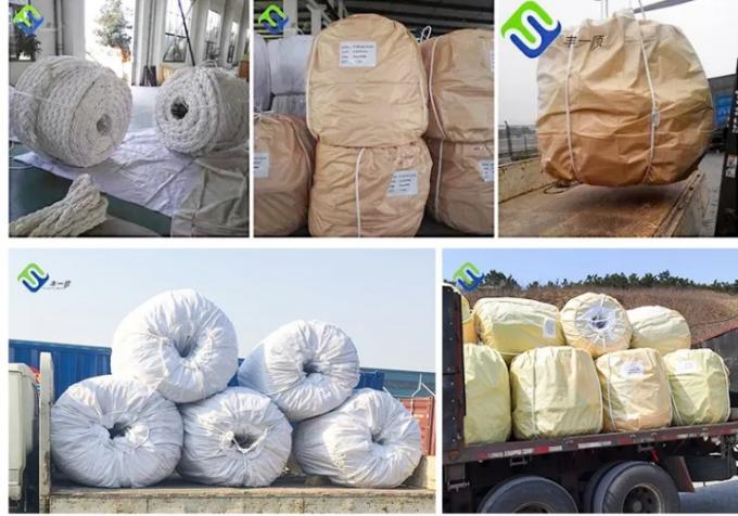 80 मिमी 60 मिमी जहाज लंगर रस्सी पॉलिएस्टर नाव समुद्री रस्सी 8 स्ट्रैंड 4