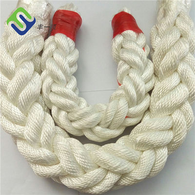 8 Strand Nylon Rope Heavy Duty Marine Mooring Line with Customizable Length and Good Knotability