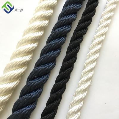 ट्विस्ट 3 स्ट्रैंड नायलॉन रोप डायमीटर 6mm 8mm 10mm मरीन रोप्स