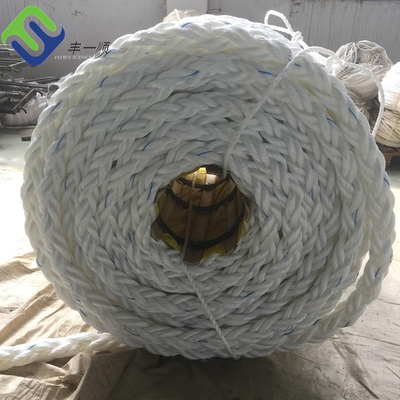 48mmx180m लंबाई 8 स्ट्रैंड पीपी एबीएस अनुमोदन के साथ लंगिंग रस्सी
