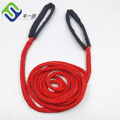 उच्च शक्ति 12 स्ट्रैंड Uhmwpe रस्सी Slings के लिए रस्सी दोनों आंखों के साथ रस्सी