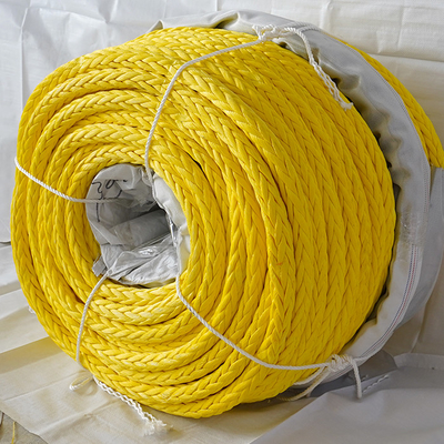 48mmx500m 12 स्ट्रैंड ब्रैडेड Uhmwpe रस्सी उच्च MBL के साथ चीन में निर्मित