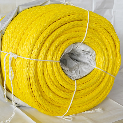 48mmx500m 12 स्ट्रैंड ब्रैडेड Uhmwpe रस्सी उच्च MBL के साथ चीन में निर्मित