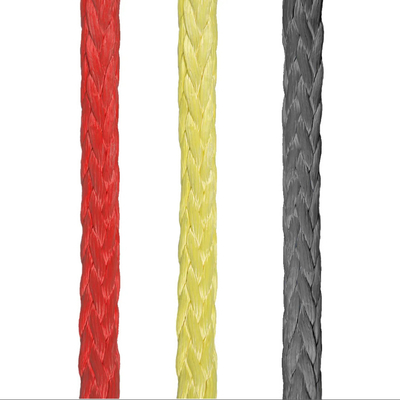 UHMWPE फाइबर मोरिंग रस्सी 12 स्ट्रैंड 22mmx200m समुद्री टोलिंग के लिए
