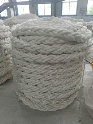 88mm Heavy-Duty 8-Strand Polypropylene Marine Mooring Rope for High Abrasion Resistance