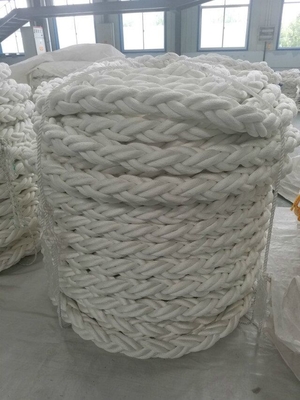 8 स्ट्रैंड पीपी मरीन मूरिंग रोप 30mm-120mm फ्लोटिंग पॉलीप्रोपाइलीन