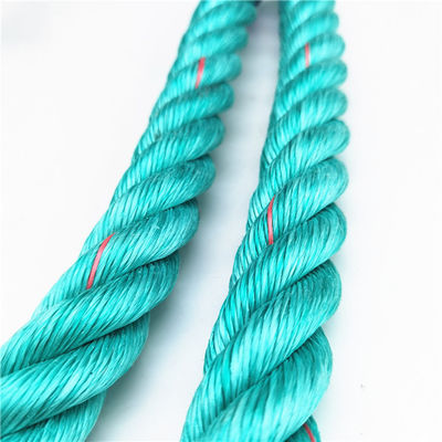 उच्च शक्ति वाली यूवी प्रतिरोधी पॉलीप्रोपाइलीन रस्सी 220m 3 स्ट्रैंड पीपी रस्सी समुद्री और रसद के लिए