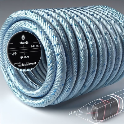 8 स्ट्रैंड पीपी मरीन मूरिंग रोप 30mm-120mm फ्लोटिंग पॉलीप्रोपाइलीन
