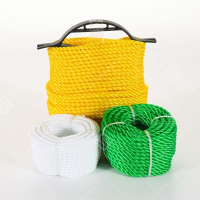 Hot Sale 2mm - 8mm 3 Strand 4 Strand PE Fishing Rope High Strength Twist Construction For Marine