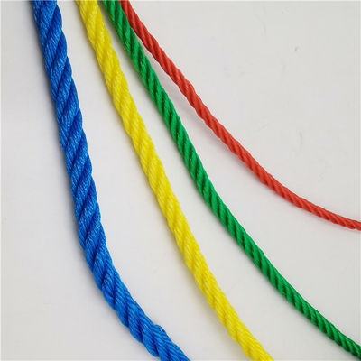 3 Strand PE Fishing Twine 1mm-10mm Blue Yellow Rope