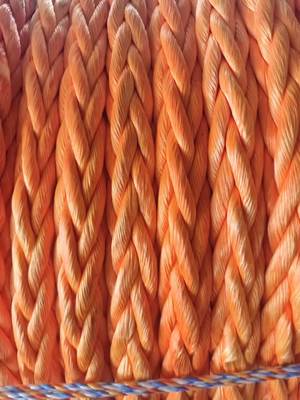 High Strength 12 Strand UHMWPE Rope for Deepwater Mooring with Long Service Life