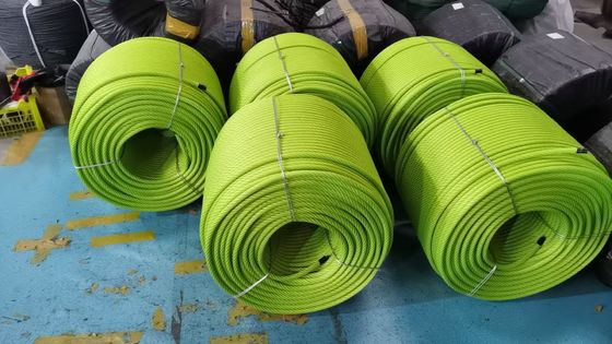 चढ़ाई जाल के लिए 6 स्ट्रैंड के 500 मीटर आउटडोर खेल का मैदान संयोजन रस्सी