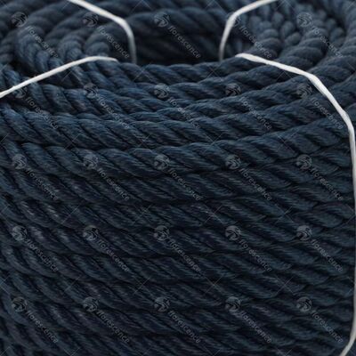 गर्म बिक्री 3 स्ट्रैंड घुमावदार पीपी रस्सी पॉलीप्रोपाइलीन रस्सी 6mm-40mm आकार 200m/220m पैकेजिंग के लिए लंबाई