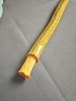 नाव बांधने और लंगर डालने के लिए UHMWPE 12 स्ट्रैंड रस्सी कोर के साथ डबल ब्रेडेड पॉलिएस्टर कवर, अनुकूलित आकार 4mm-60mm के साथ