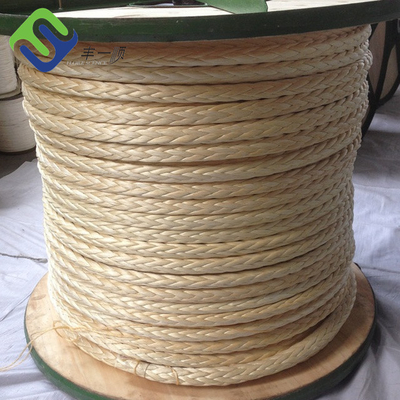 UHMWPE सिंथेटिक विंच लाइन टोइंग स्लिंग 12 स्ट्रैंड HMPE मूरिंग लाइन्स