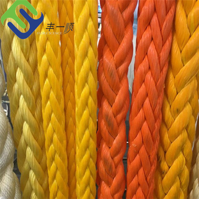 UHMWPE सिंथेटिक विंच लाइन टोइंग स्लिंग 12 स्ट्रैंड HMPE मूरिंग लाइन्स