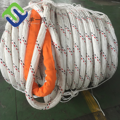संक्षारक प्रतिरोधी क्रूज शिप मूरिंग लाइन्स Uhmwpe 29mm 8 स्ट्रैंड मूरिंग रोप