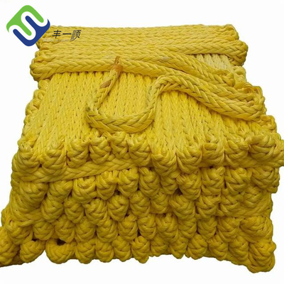 अपतटीय नाव 12 स्ट्रैंड UHMWPE रस्सी यूवी प्रतिरोधी समुद्री मूरिंग रस्सी