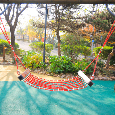 आउटडोर खेल का मैदान प्रबलित रस्सी झूला ट्री झूला 150cm x 80cm
