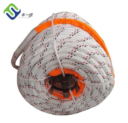 UHMWPE मरीन टो 12 ​​स्ट्रैंड ब्रेडेड रोप हाई ब्रेकिंग 24mm - 96mm