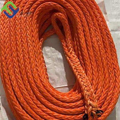फ्लोटिंग समुद्री 12 स्ट्रैंड स्पेक्ट्रा रस्सी 40mmx300m UHMWPE यूवी प्रतिरोधी