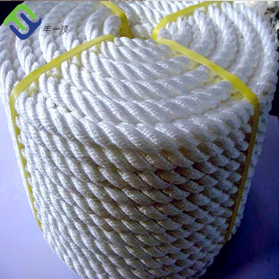 नायलॉन 3 स्ट्रैंड हार्ड ट्विस्टेड टोइंग रोप 24mmx220m