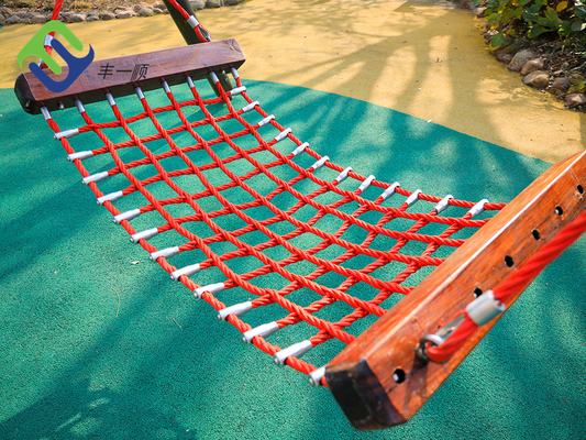 आउटडोर खेल का मैदान प्रबलित रस्सी झूला ट्री झूला 150cm x 80cm