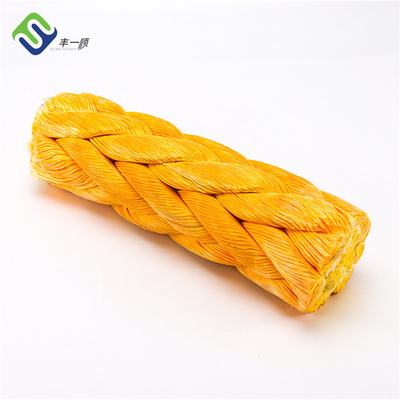 वेसल मूरिंग के लिए मरीन 48mm*200m ब्रेडेड 12 स्ट्रैंड UHMWPE केबल